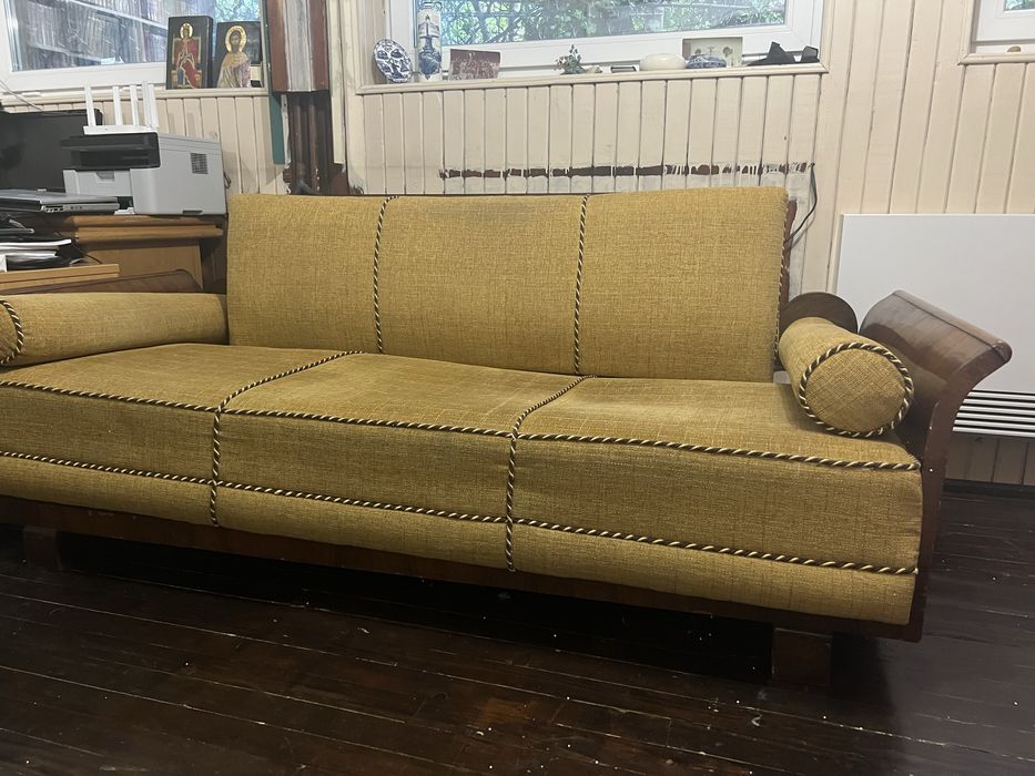 Винтидж диван + два фотьойла