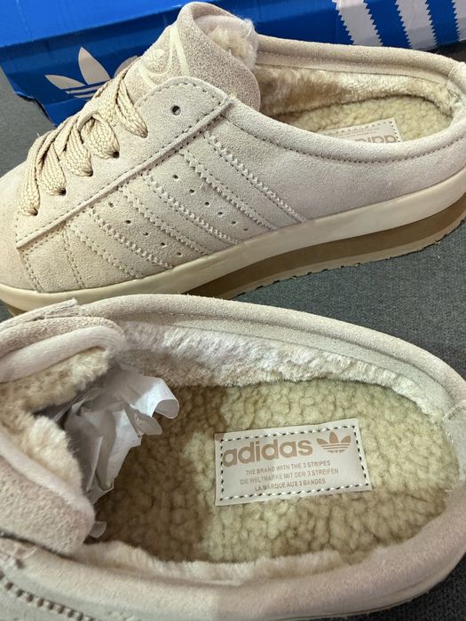 Adidas campus crem slippers 38,39