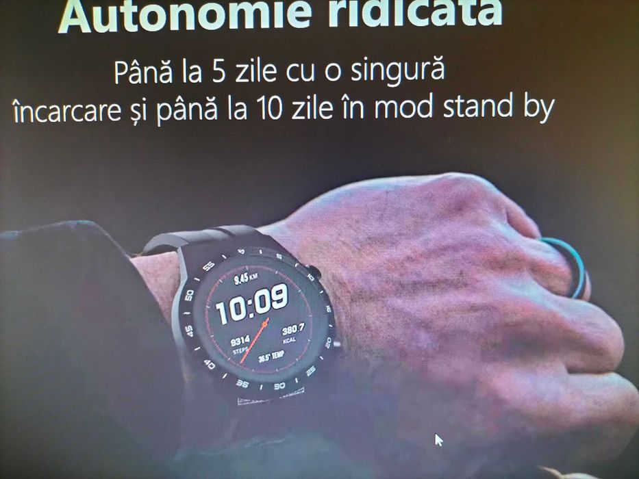 Smartwatch E-BODA Epoch T200, Android/iOS, silicon  Dark Sand