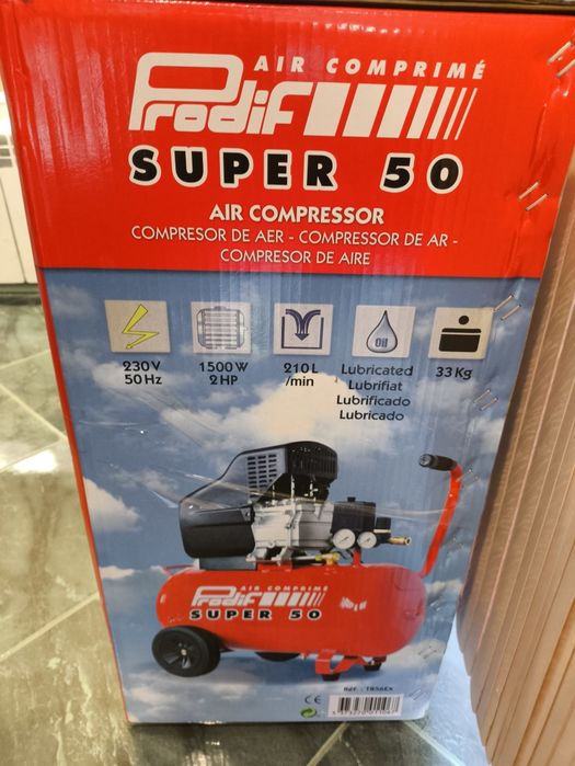 Компресор за въздух 50л Prodif Super 50