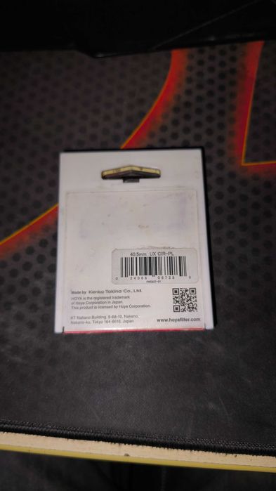 Hoya 40.5mm UX CIR-PL Filter.