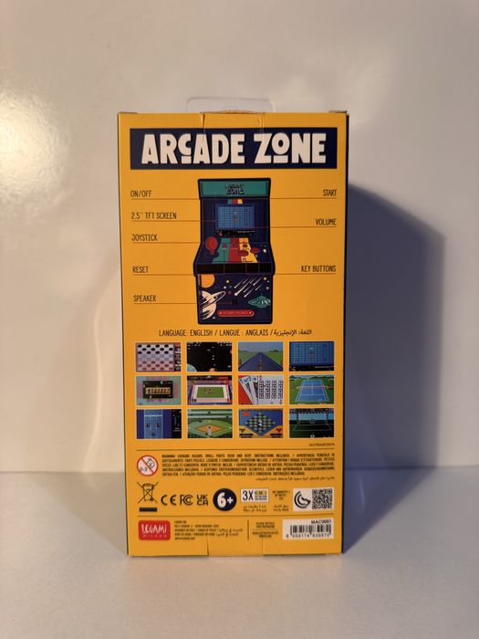 Мини аркаден автомат Legami, 240 игри с батерии