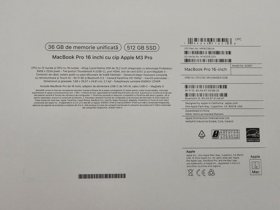 Cutii MacBook Pro M5