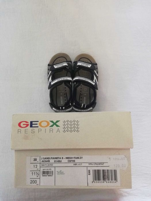НОВИ детски сандали за момче GEOX 30 номер