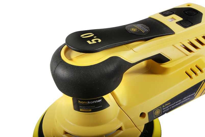 Эксцентриковая шлифовальная Hanskonner PLATINUM бесщёточная конст. эл.