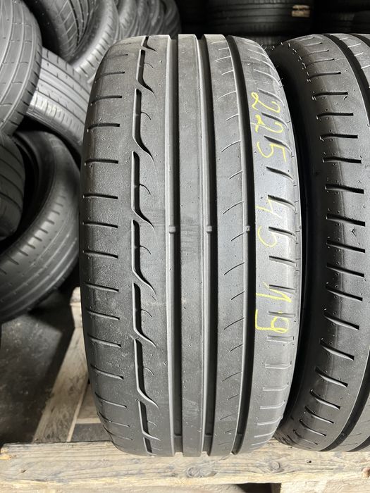 2 anvelope vara  225/45/19 , Dunlop , 6.4 mm !