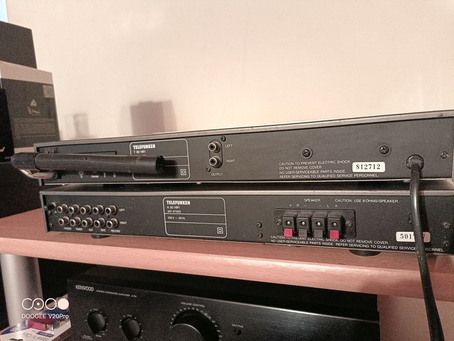 Telefunken Amplificator A50 și tuner T80