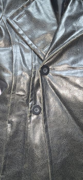 SH Geaca neagra de dame, piele cu captuseala, marimea S, de la Forever