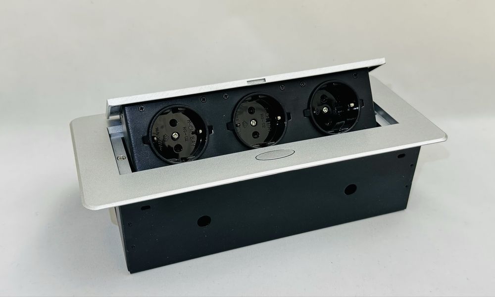 Настольная розетка Наполная розетка Лючок Люк Socket Розетка короб