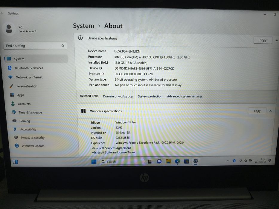 Laptop HP ProBook 440 G7   6XJ57AV