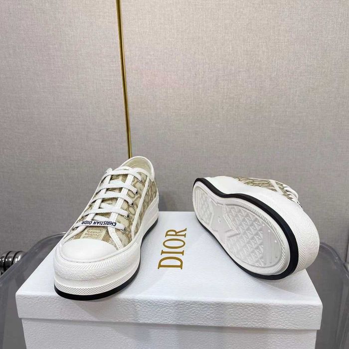 Adidasi tenisi Christian Dior Walk'n'Dior gold, marimi 35-40, Premium