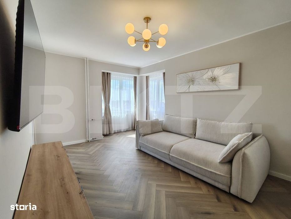 Apartament 2 camere, Centru Civic, prima inchiriere, panorama spre par