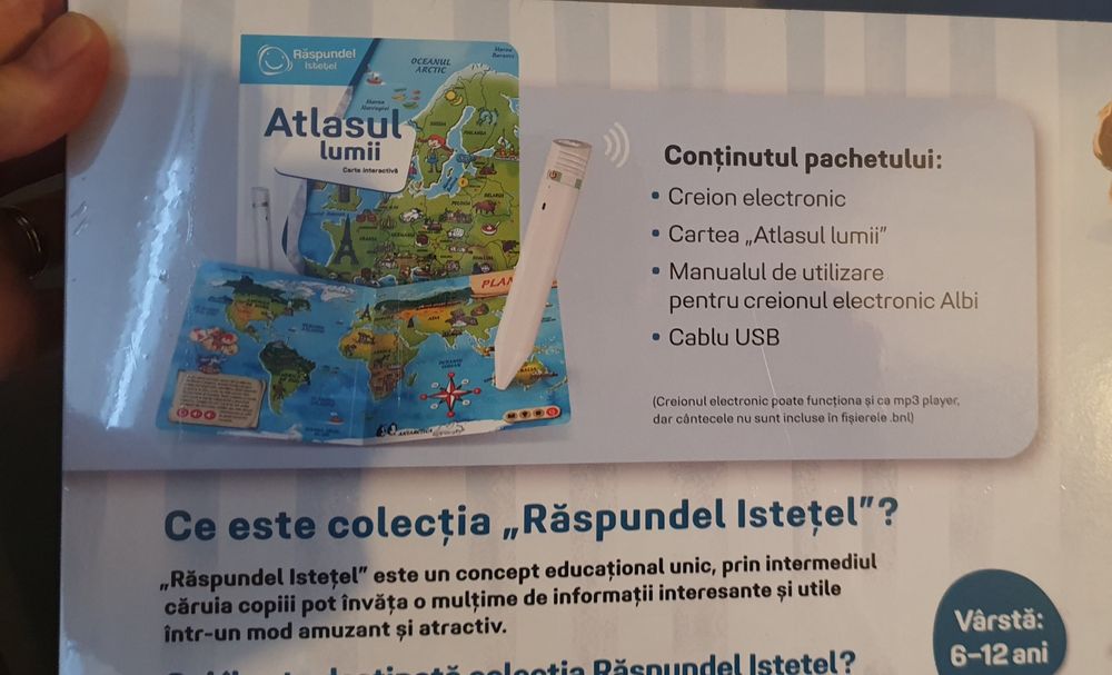 Set Raspundel Istetel - Atlasul lumii+ creion Albi