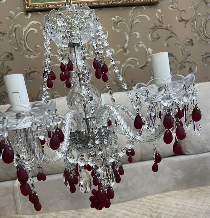 Люстры хрустальные. Чехия в отличном состояниии