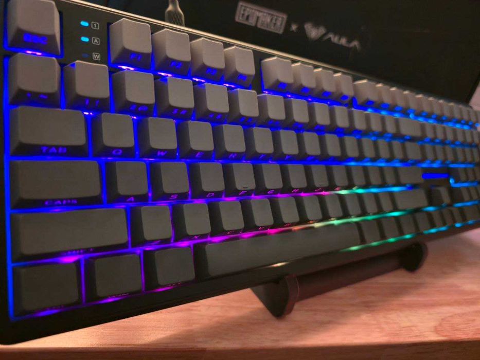 EPOMAKER AULA F108 - Tri-Mode RGB HotSwap 5L GreywoodV3 4000mAh