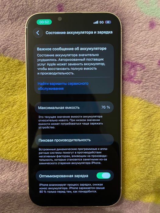 iPhone 13 белый 128гб