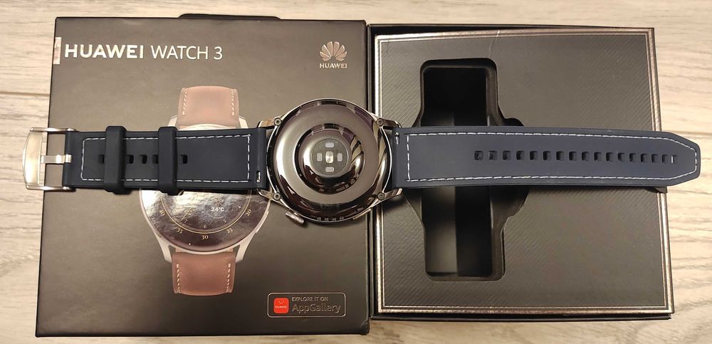 Ceas smartwatch Huawei Watch 3, 46mm, GLL-AL04, eSIM, 4G LTE, GPS, NFC