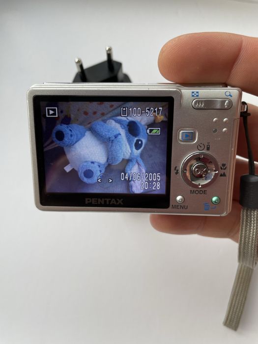 Camera Foto Digitala PENTAX Optio S6 Silver 6MP 3X Zoom Vintage Digital Point & Shoot Camera