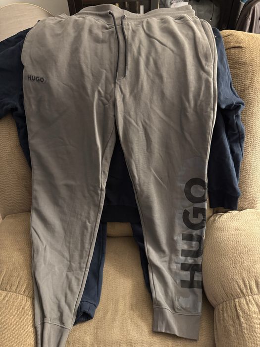 Pantaloni Bumbac Hugo Boss
