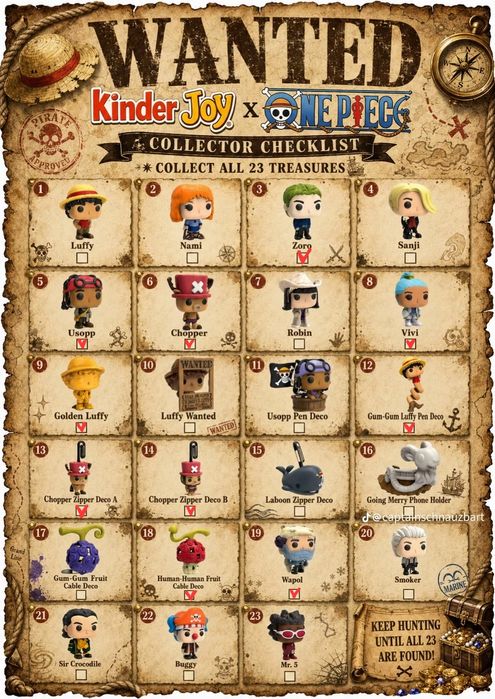 Обмен киндер джой Ван пис/One piece