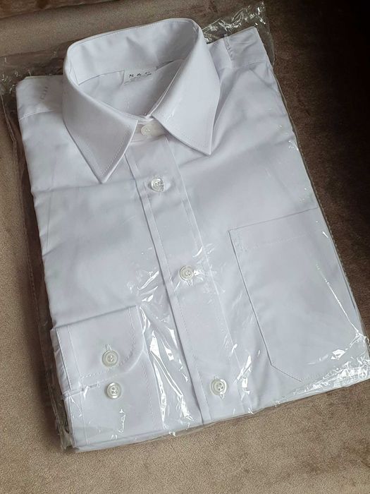 Cămașă albă damă cu mânecă lungă - Pompieri - mărimea 33/II