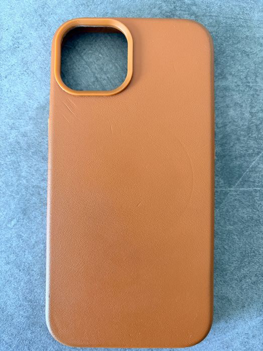 Husă premium din piele MagSafe – iPhone 14 – iPhone 17 Pro like