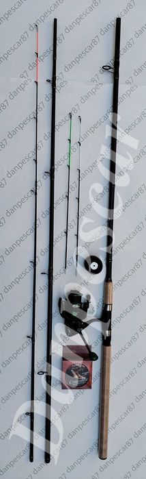 SET FEEDER PRO FL Lanseta FALCONS 3,90m 180gr Mulineta SP4000 SI FIR