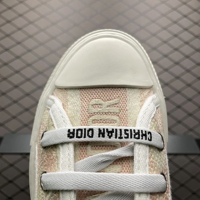 CD Walk'n'Dior Sneaker "Pink Toile de Jouy Embroidery"