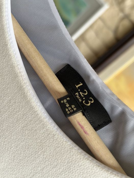 Rochie office negru-alb 1.2.3Paris