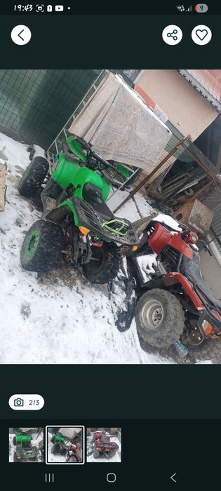 Vand atv 125 cc si 200 cc