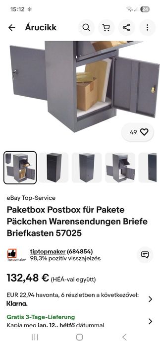 Cutii postal pentru colete si plicuri