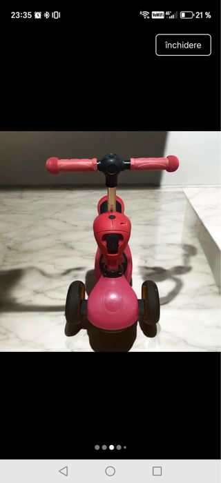 Trotineta / Scuter cu sezut pentru copii