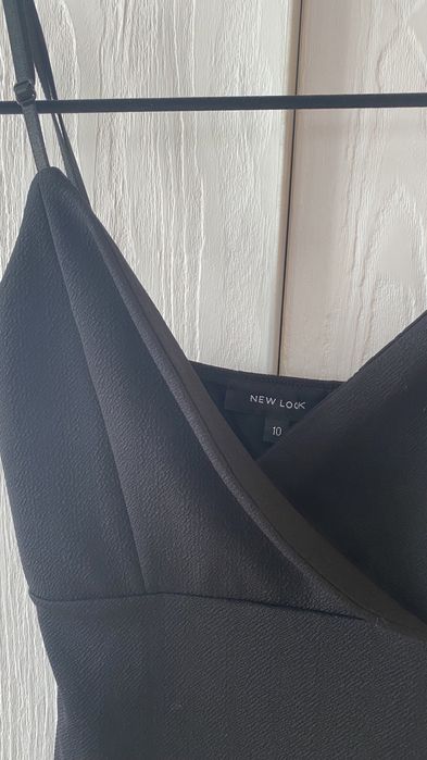 Rochie nouă, fără etichetă NEW LOOK, de seară, neagră, midi, 38