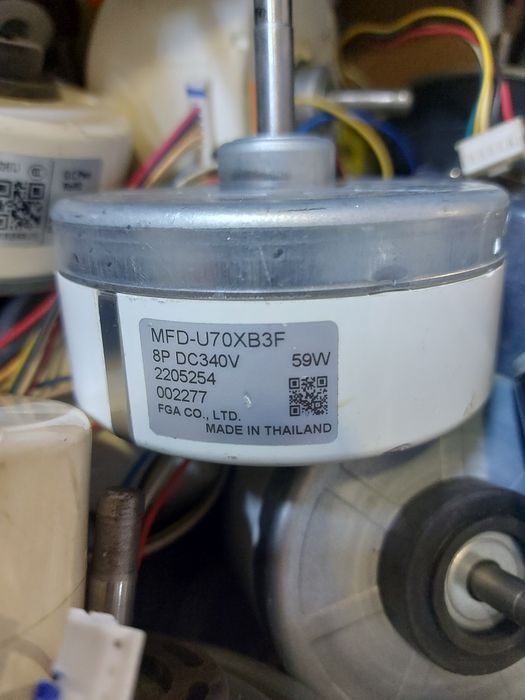 DC inverter мотори за вътрешни тела на Климатик