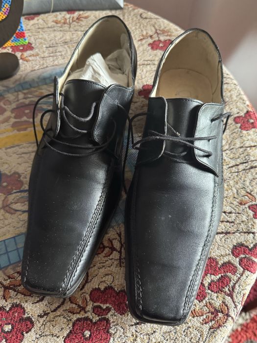 Pantofi barbati din piele naturala si cu talpa din piele