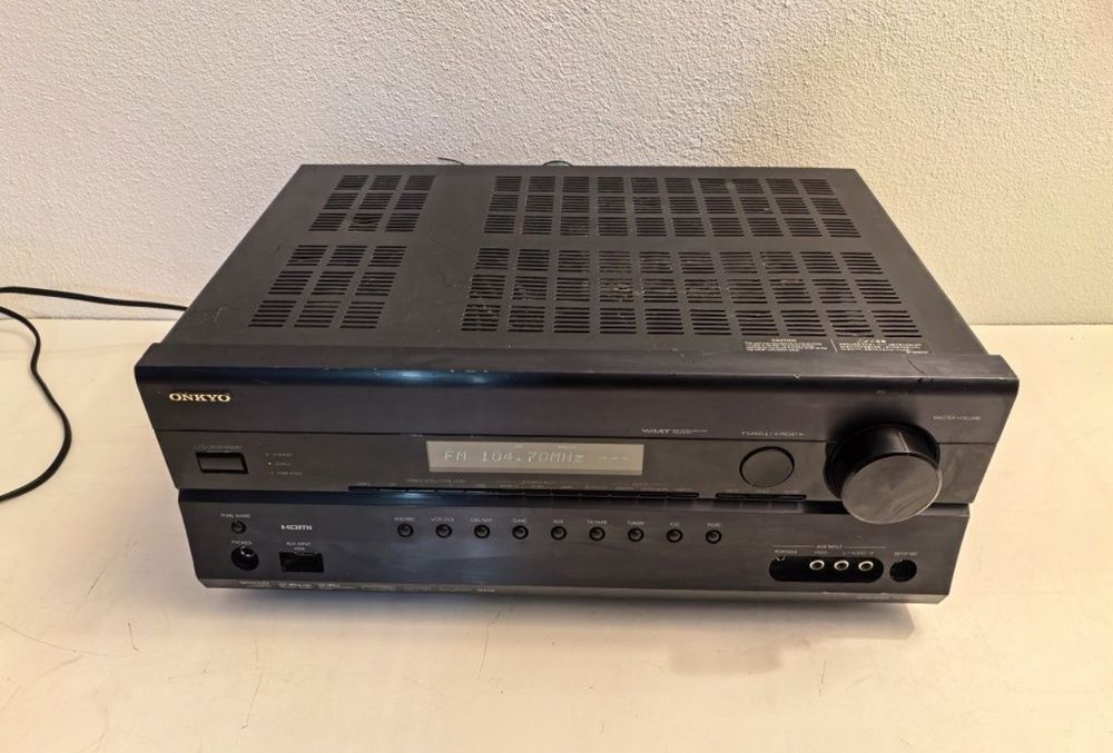 Amplificator Onkyo TX SR 607 HDMI Optical tuner iesire subwoofer statie amplituner