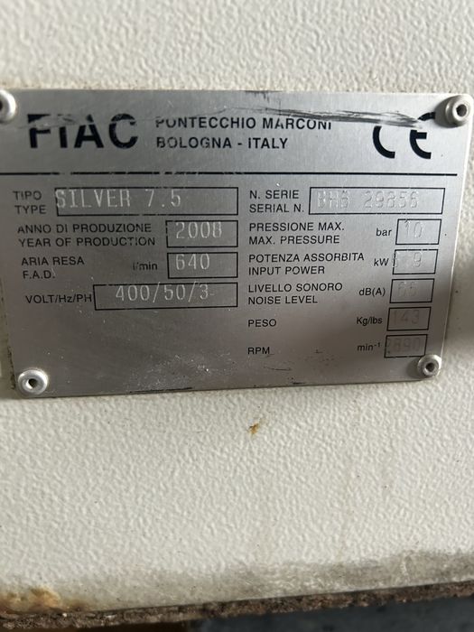 Compresor cu surub 7.5 kw 380 v