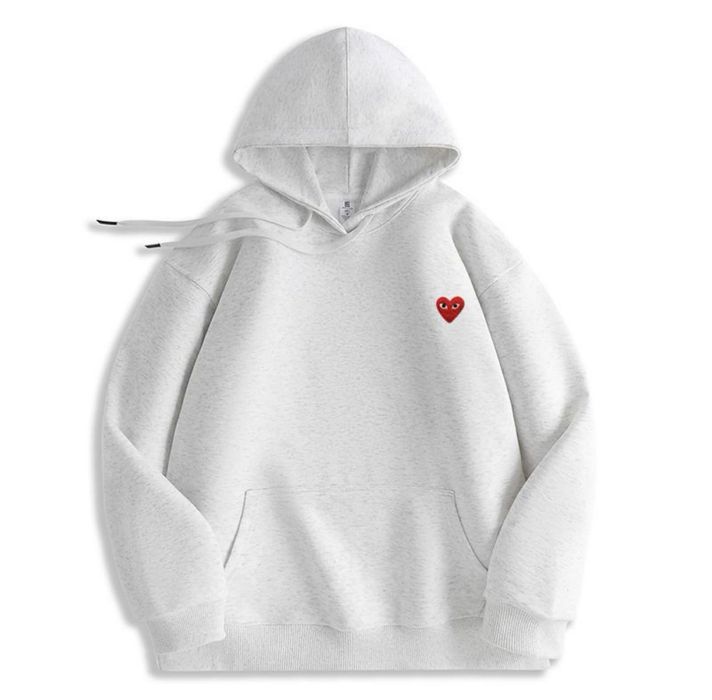 Худи на заказ оверсайз унисекс для парней и девушек с сердечком