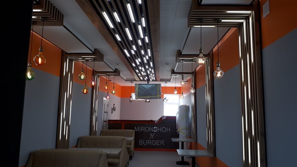 KAFE VA RESTARAN LARGA   maxsus  mebelar