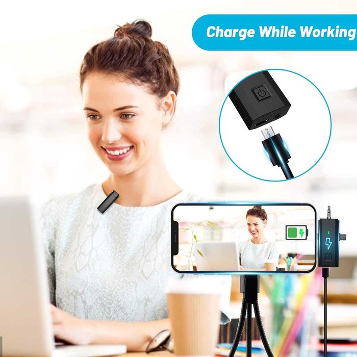 Двоен безжичен петличен  микрофон Sjpzwcrl