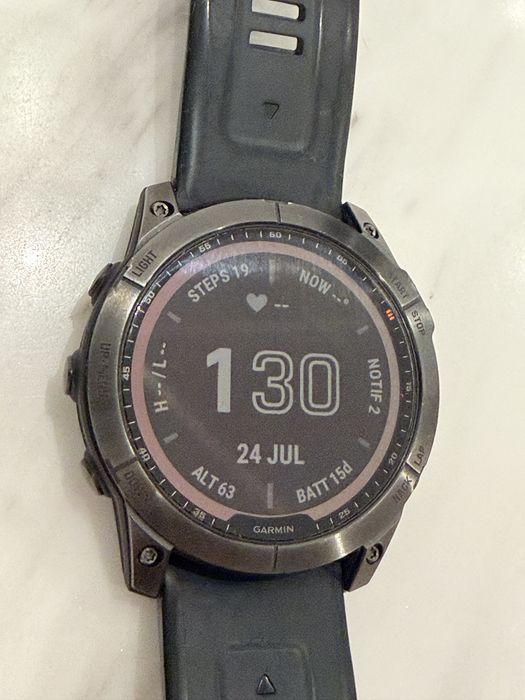 Garmin Fenix 7X Solar 51 mm, GPS, Wi-Fi, Slate Gray, autonomie 25+ zile