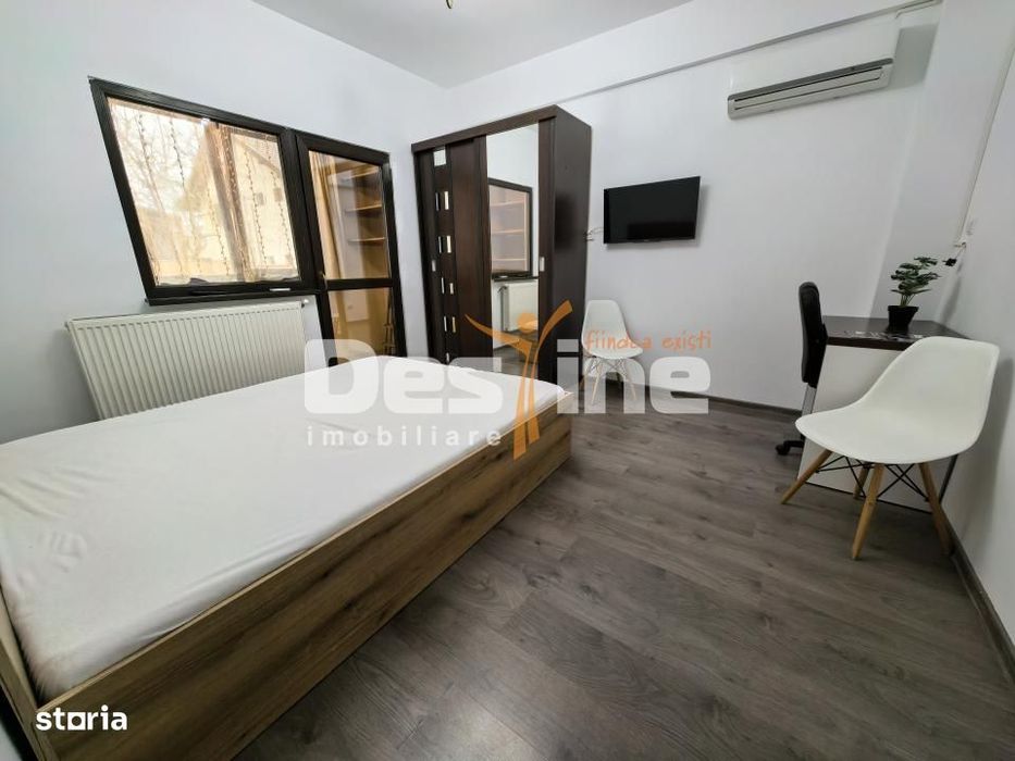 Apartament 3 camere 66 mp mobilat, cu balcon, gradina și loc de parcar