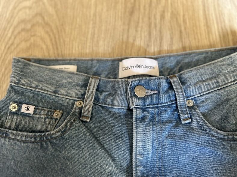 Къси дънкови панталони Calvin Klein