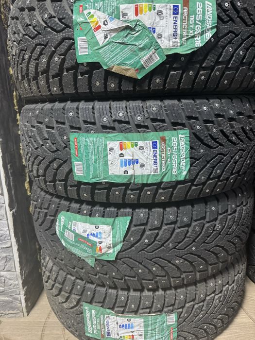 Шины новые зима 265/65 R18 шипы донгелек