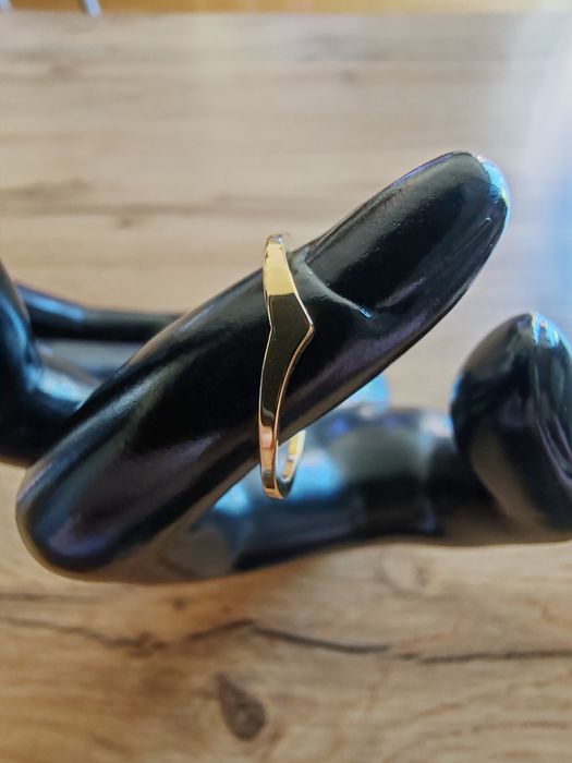 Пръстен дамски позлатен