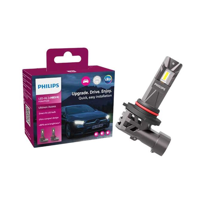 LED крушки за автомобил HB3, HB4, Philips Ultinon Access 20W,12V 2бр