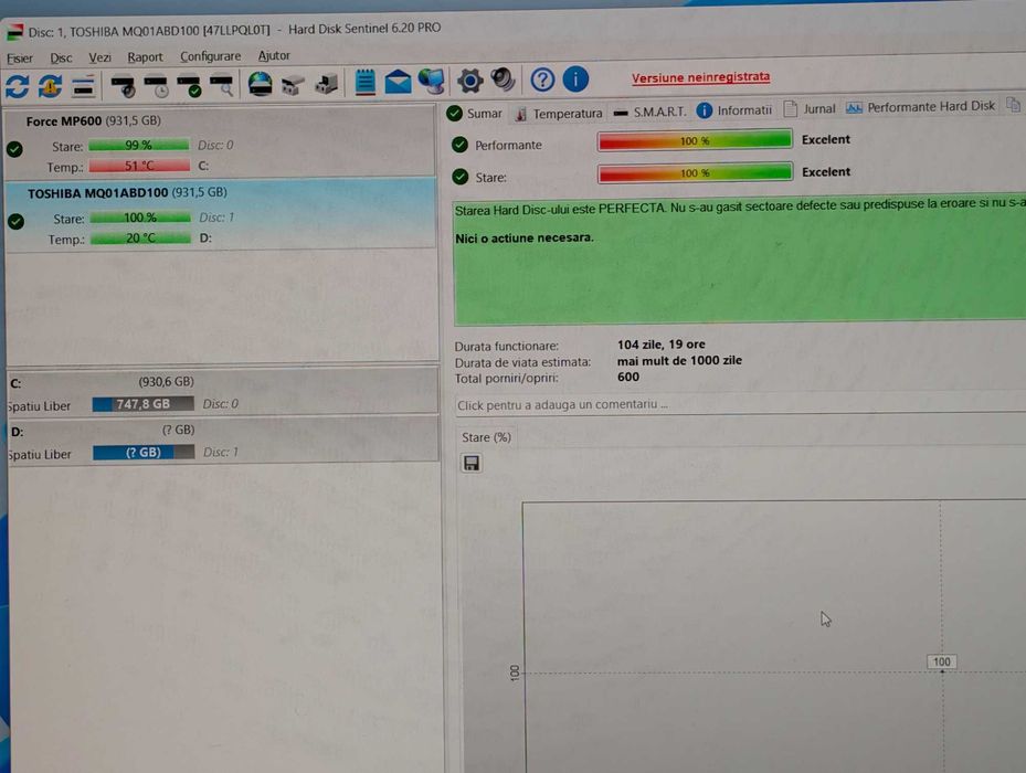 Hard Disk Laptop Toshiba MQ01ABD100, 1TB, 5400 rpm, 8MB, SATA 2.5"
