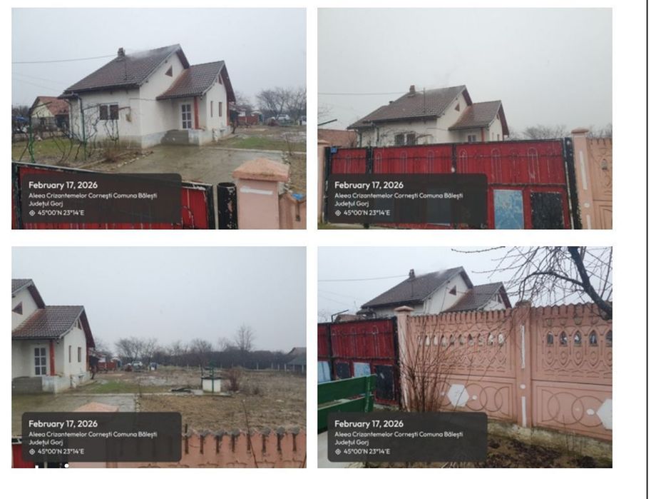 Cota de 1/2 din casa si teren Jud. Gorj, Com. Balesti