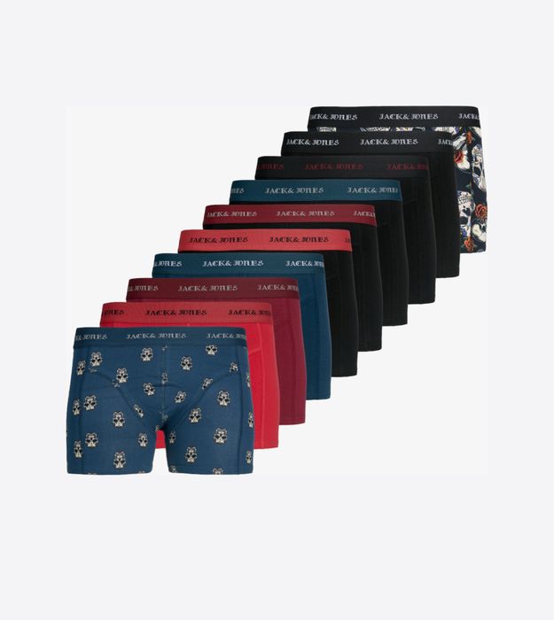 Jack &  Jones Mega Pack Underwear 7 и 10 бр мъжки боксерки - M и L