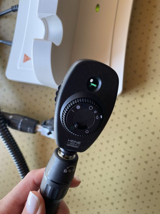 Kit 2 dispozitive monitorizare medic. Heine, Otoscop+Oftalmoscop EN200